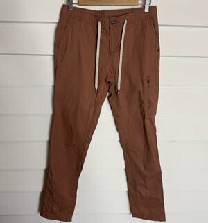 VUORI Ripstop Pant Women's Copper Drawstring Tapered Pants Small